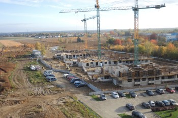 Zaawansowanie prac na osiedlu Bella Dolina - etap III